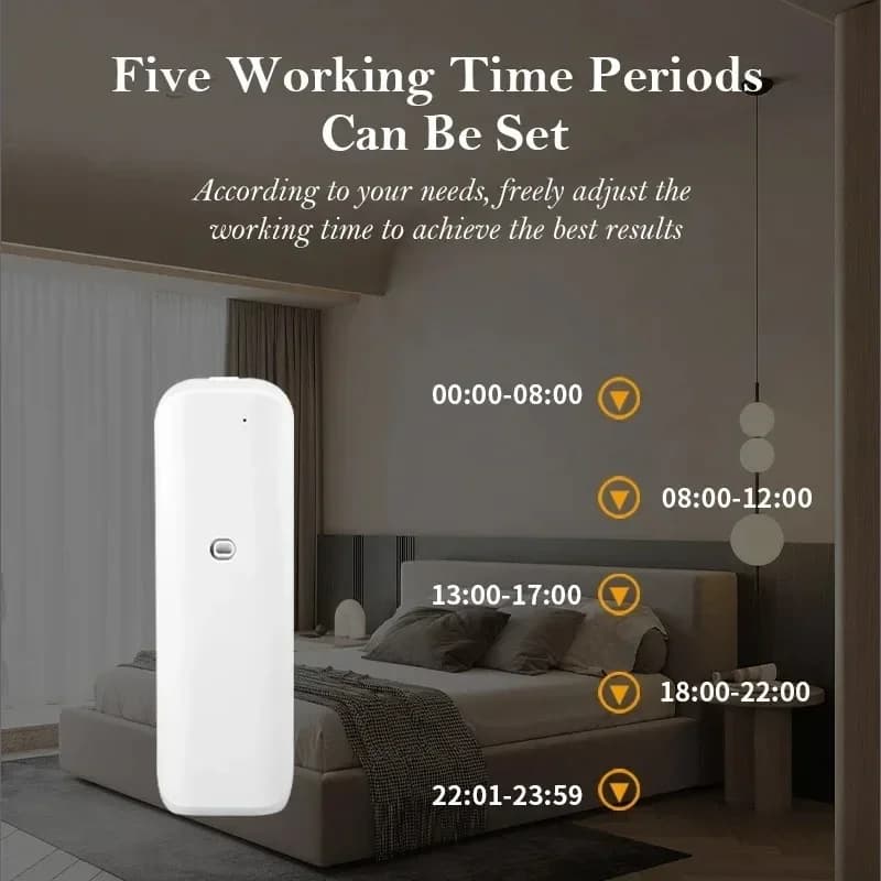 Désodorisant automatique pour toilettes, diffuseur de parfum, diffuseur d'arôme, huile aromatique, style prise de commande Bluetooth, maison et hôtel