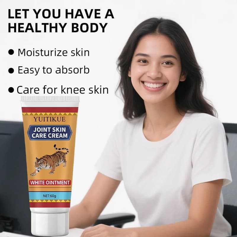 Crème pour la peau des articulations du tigre 60g - Pommade blanche hydrate la peau et les articulations, pour toutes les parties du corps, exercice sans souci