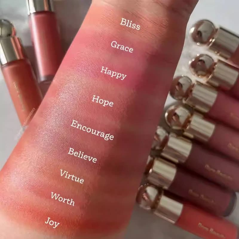 Rare Beauty Soft Pinch Liquid Blusher, blush liquide soyeux, imperméable, hydratant, maquillage pour femme, Happy Hope Bliss Wonder Believe Blush Liquide