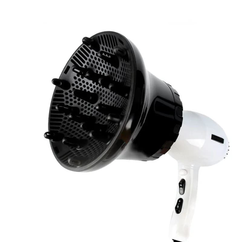 Diffuseur de Cheveux Universel Adaptable pour Sèche-Cheveux avec Design Rotatif, Bouclés, Grand Vent, partenaires Dispersant le Vent