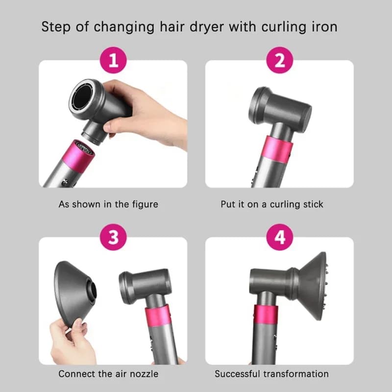 Pour Dyson Airwrap supersonique sèche-cheveux HD01 HD02 HD03 diffuseur accessoire remplacement peigne à cheveux outils de coiffure fournitures de barbier