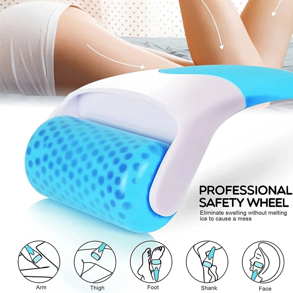 Rouleau de glace frais pour la peau