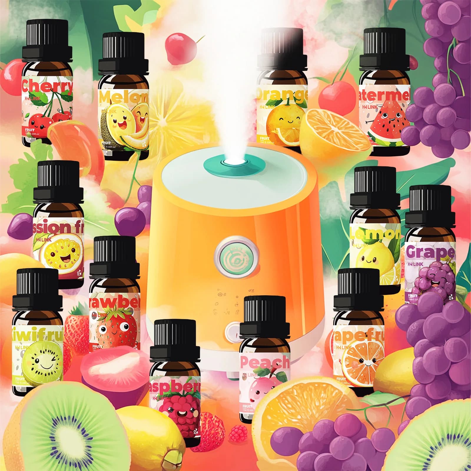 Huiles essentielles de pamplemousse 10ml, huile pure de qualité thérapeutique, aromathérapie, diffuseur, parfum de pamplemousse, parfum d'humeur et de soutien du stress