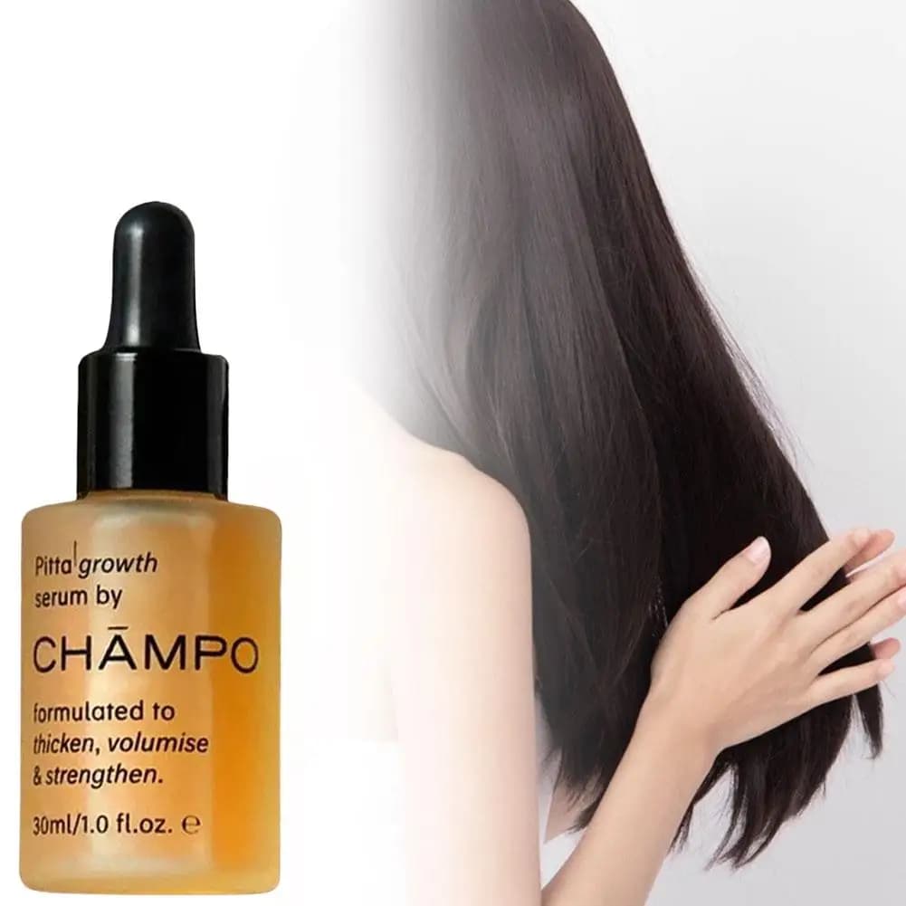 Sérum épaississant et fortifiant pour cheveux 30 ml - Nourrit les follicules, réduit la chute des cheveux et favorise des cheveux plus sains et plus volumineux