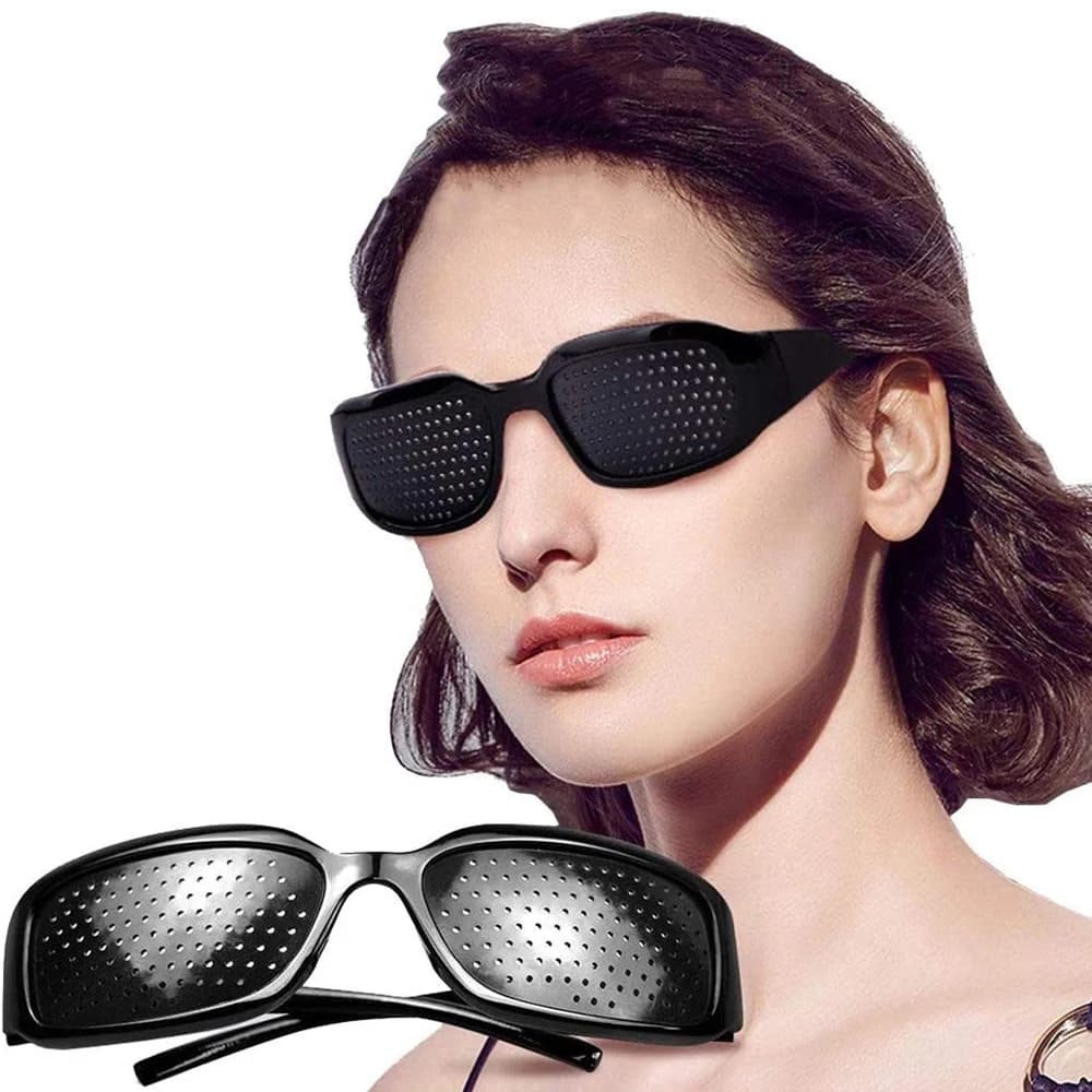 Soins de la Vision lunettes d'exercice dispositif Anti-Fatigue lunettes légères noir unisexe Vision améliorer lunettes lunettes Camping