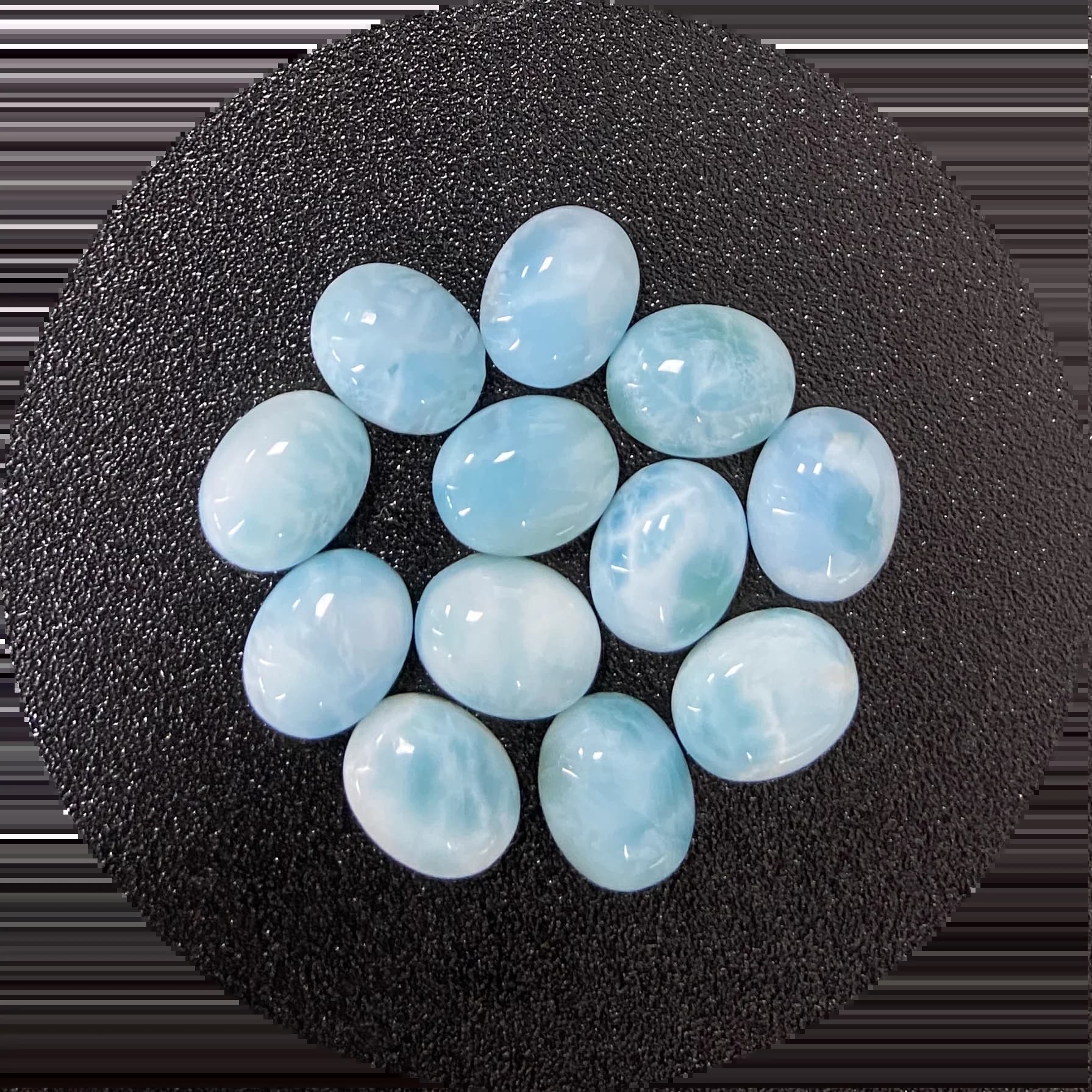 5 pièces/sac Pierres en vrac Pierre de lune naturelle Larimar Pierre ambrée Pierre naturelle de haute qualité Accessoires DIY pour bijoux Vente en gros