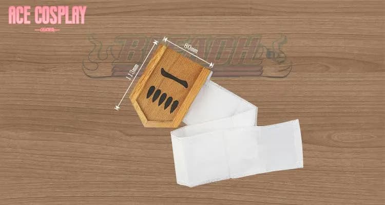Carte officielle de Cosplay de mort Matsumoto Rangiku, carte d'adjudant de mort 1 à 13, accessoires en bois sur mesure