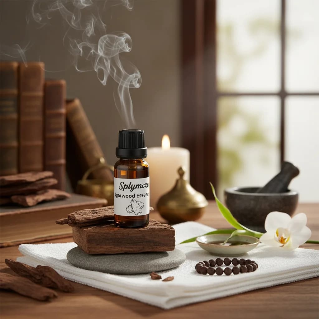 Huile Essentielle Végétale Pure et Naturelle : Lotus Bleu, Oud, Neem, Armoise – Huile Parfumée pour Diffuseur, Arôme d'Intérieur, Fabrication de Savons et Bougies DIY