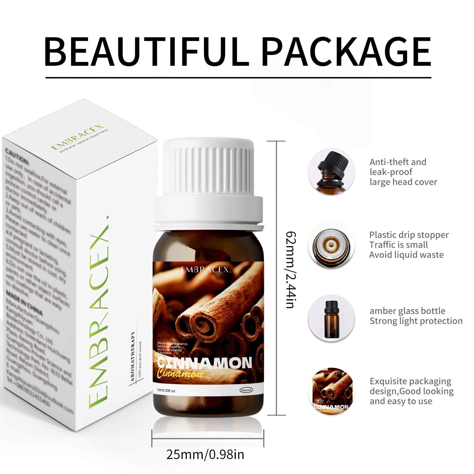 Huiles essentielles 100% pures et naturelles 10ml pour diffuseurs, soins à domicile, parfums, aromathérapie, humidificateurs, bougies