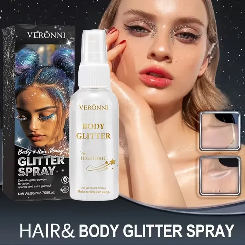 Spray de paillettes 80ml-cosmétiques de pulvérisation