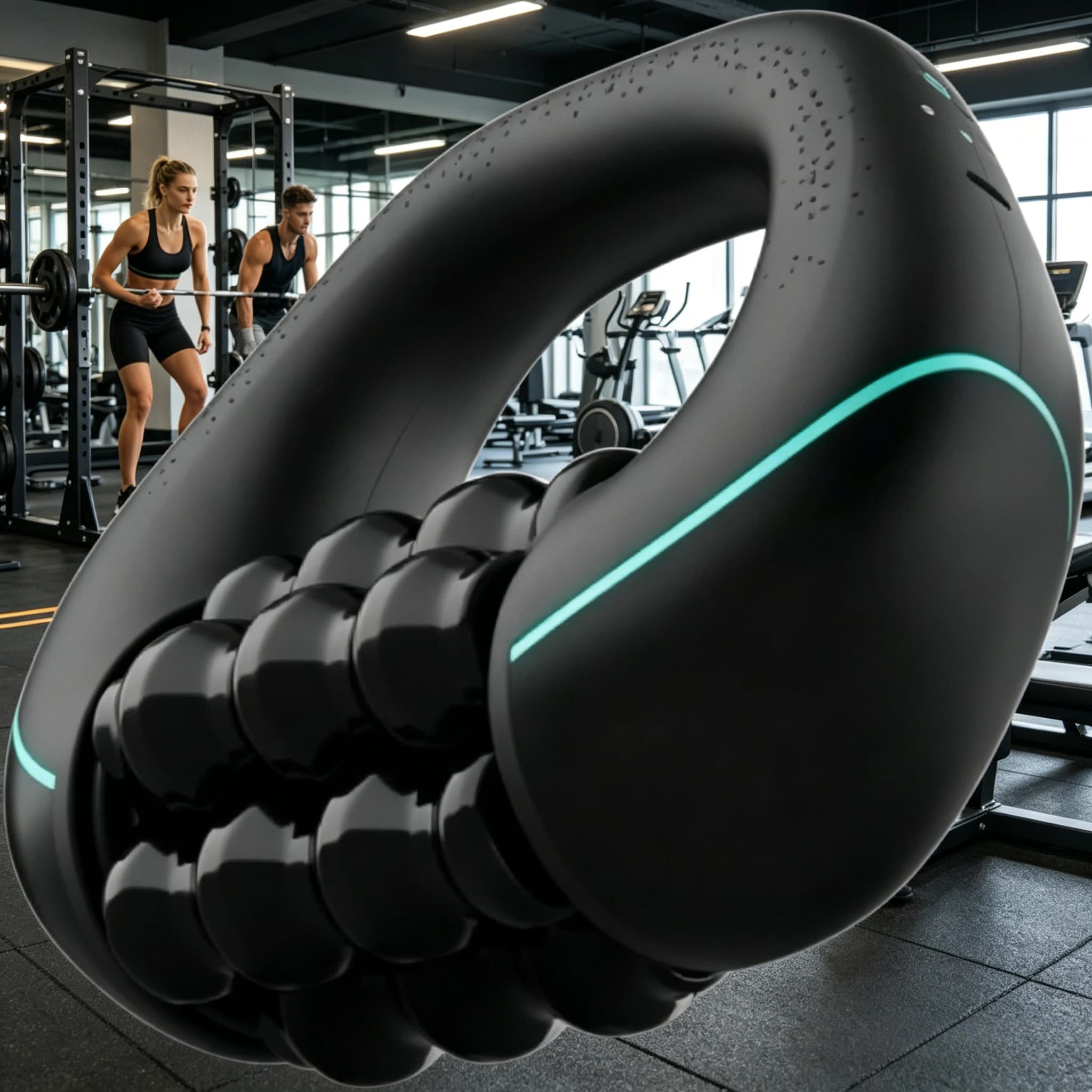 Masseur à rouleaux électrique portatif pour la relaxation musculaire de tout le corps, rouleau de massage fascia en silicone pour soulager la douleur