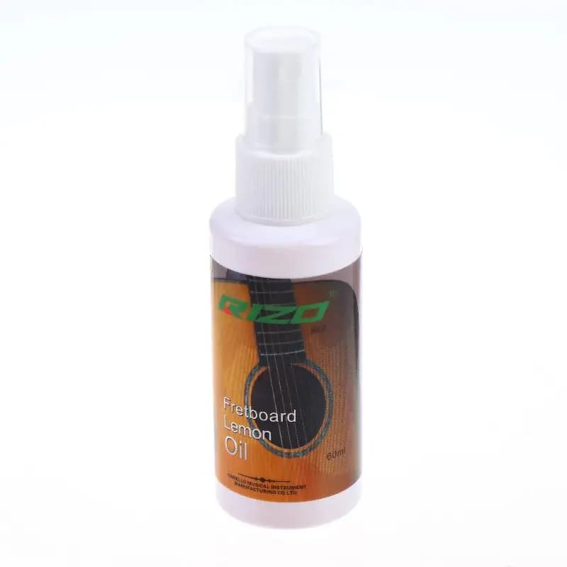 Huile de citron 60ml pour l'entretien de la touche de l'ukulélé et de la guitare, huile de nettoyage et de polissage pour guitare