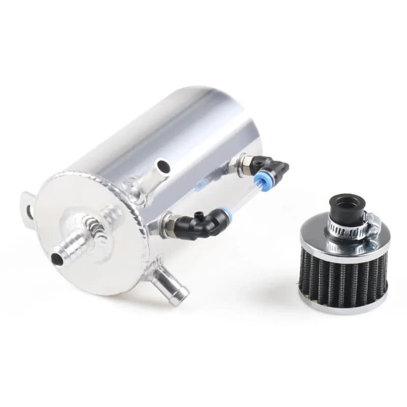 Réservoir de reniflard universel de 0,5L avec filtre de reniflard de 12mm, récupérateur d'huile