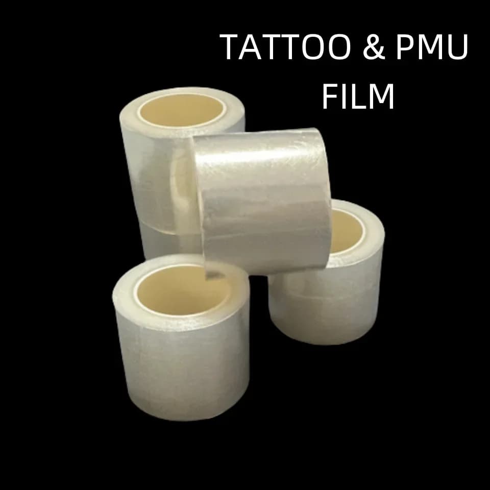 1 rouleau 200M utilisation des yeux film plastique transparent tatouage sourcil