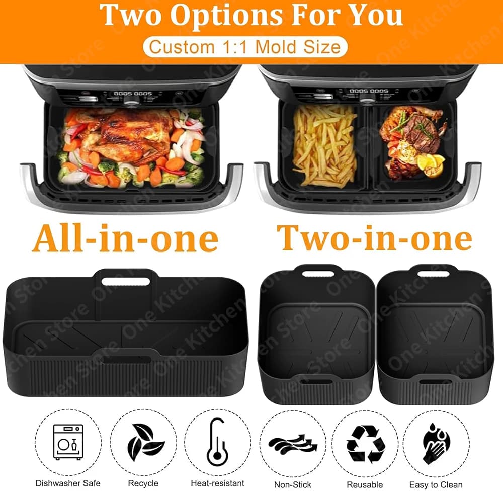 Moule de friteuse à Air en Silicone pour COSORI Foodi Flex 10L