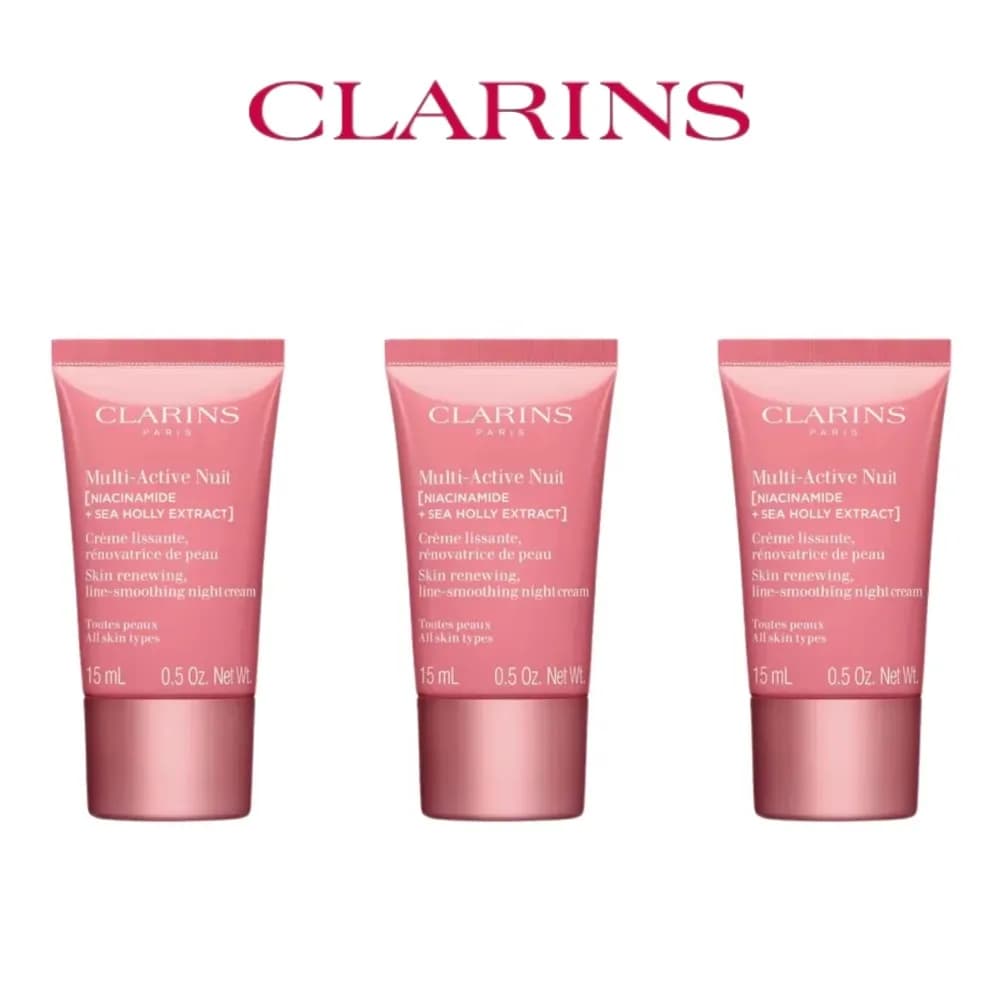 Clarins – crème hydratante multi-active pour le jour/nuit, 15ml, tous les Types de peau, soins originaux pour la peau, beauté santé