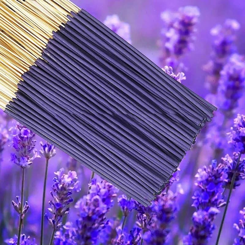 Nouveaux bâtonnets d'aromathérapie à la lavande en bois de 8