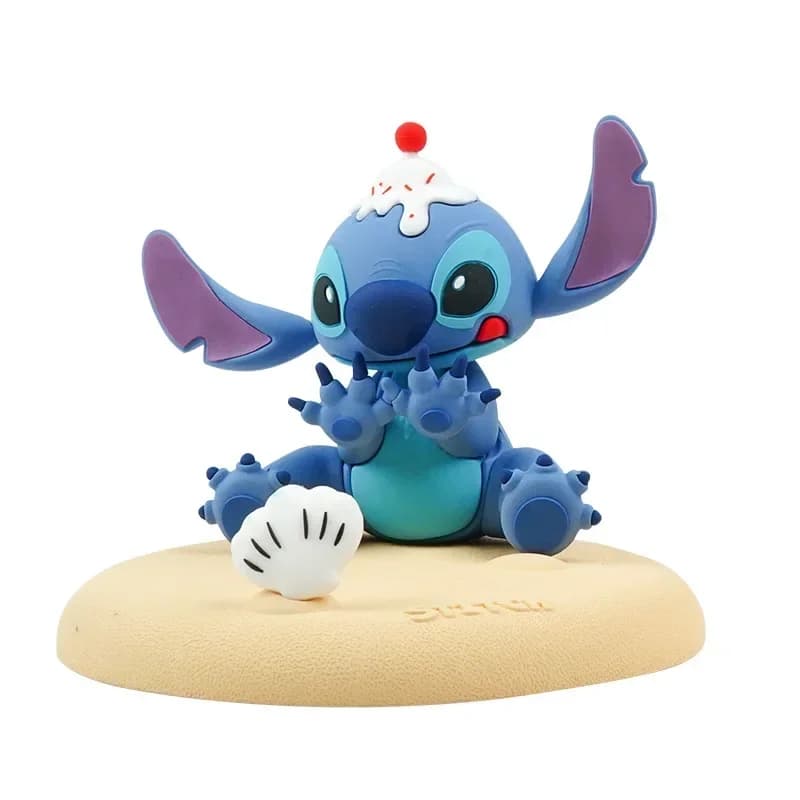 Figurine Stitch Disney Lilo & Stitch, support de téléphone portable, ornement créatif pour la maison et la voiture, cadeaux d'anniversaire