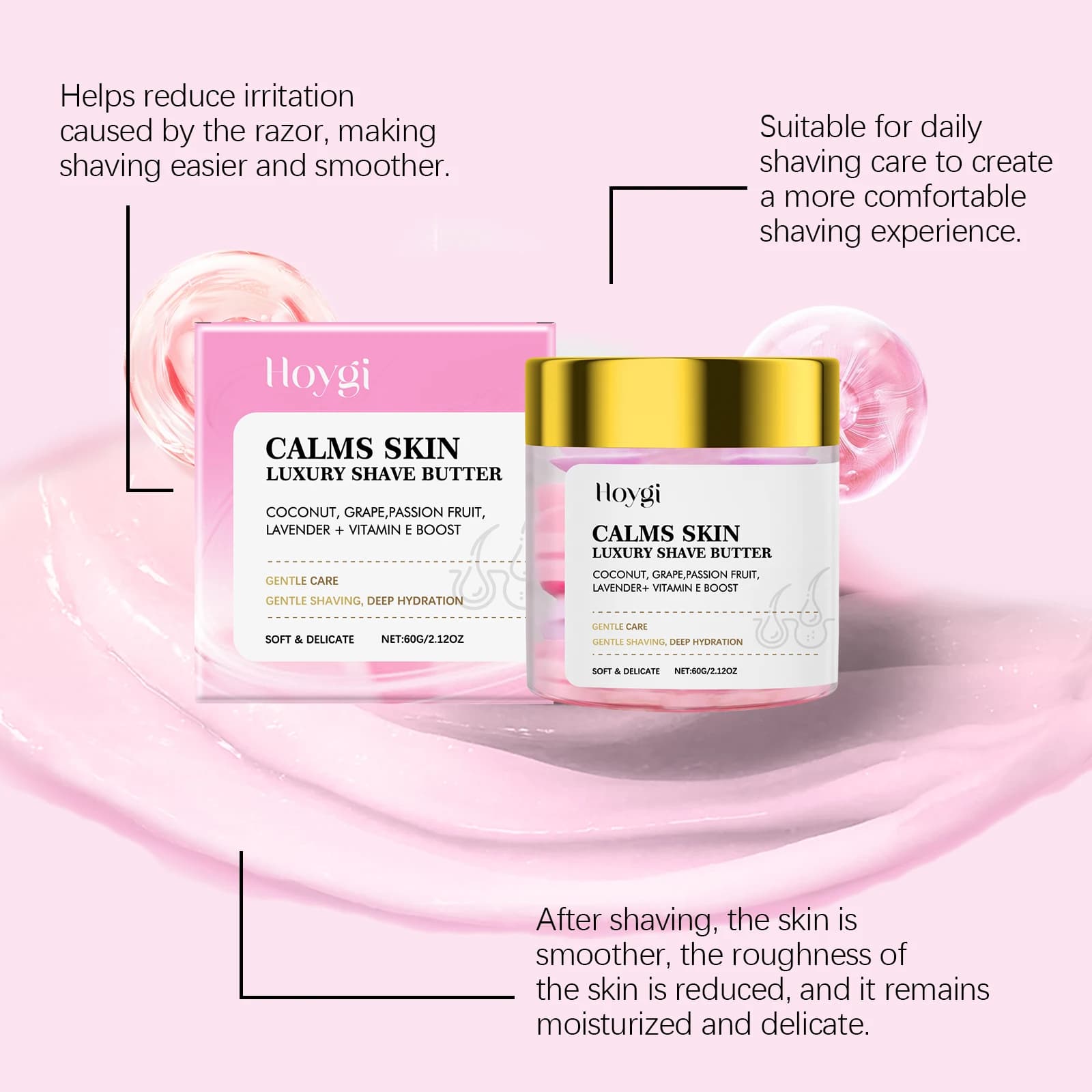 Crème de rasage épilation pour peaux sensibles, gommage dépilatoire doux et indolore, exfoliant, hydratant, apaisant, huile après rasage