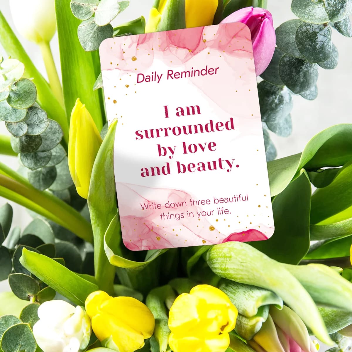 Cartes d'encouragement vierges pour l'écriture, cartes d'affirmation positive pour la croissance personnelle d'amour personnel, cadeau pour ami, famille, 60 pièces