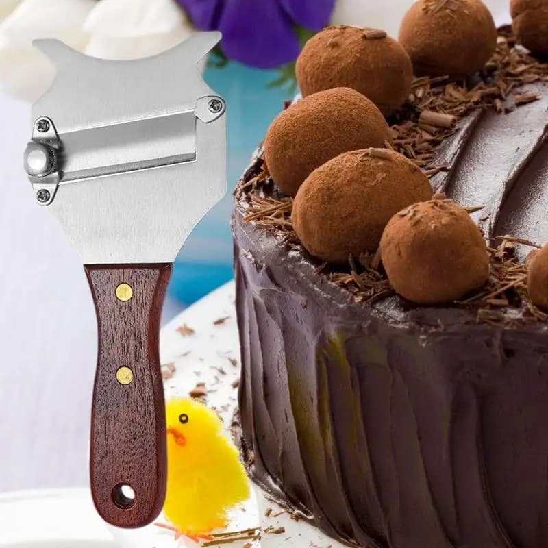 Coupe-fromage pratique, trancheur de rouleau de beurre de truffe, râpe à pices S en acier inoxydable Durable, fournitures de cuisson de cuisine, rasoir à truffe