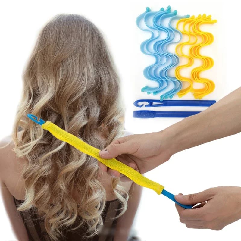 Ruban de frisage sans chaleur pour cheveux