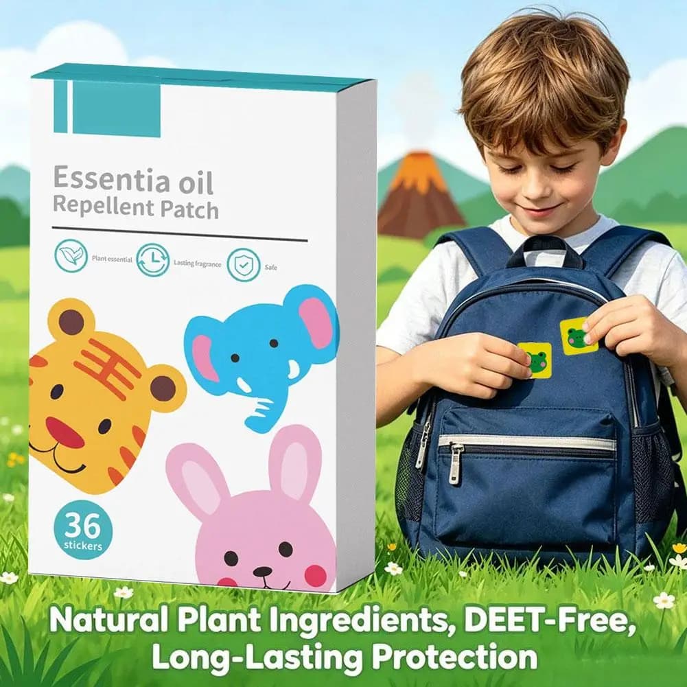 Patchs anti-moustiques aux huiles essentielles naturelles
