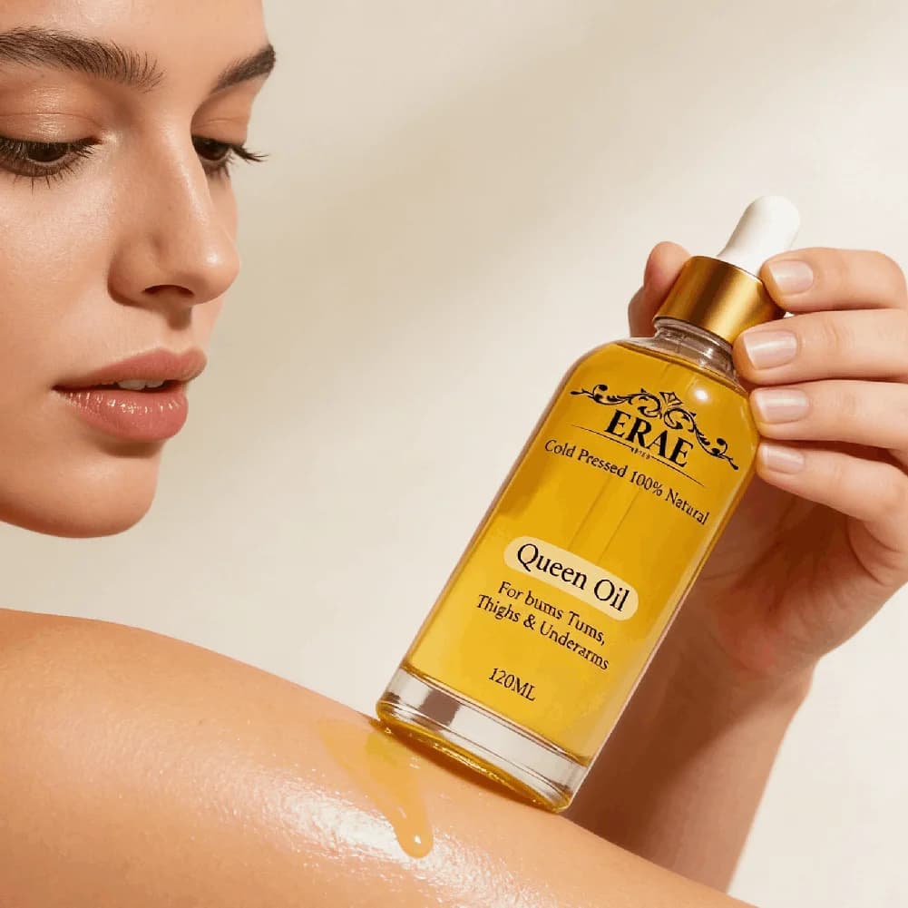 Huile corporelle ERAE hydratante en profondeur 120ml, riche en huiles essentielles végétales naturelles, raffermit, restaure l'élasticité de la peau, nourrissante pour le corps