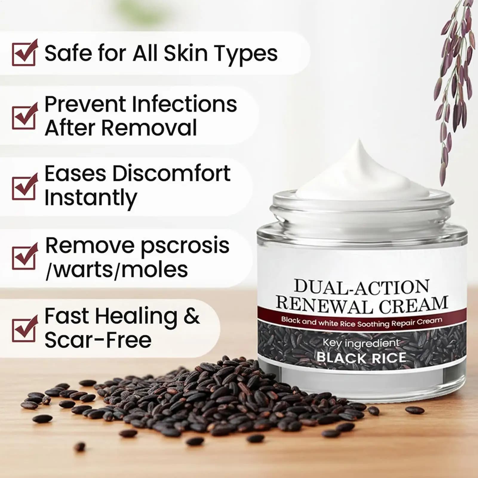 Crème réparatrice pour la peau, baume hydratant au beurre pour peau sèche et sensible, 50g, traitements apaisants, hydratant de nuit pour voyage