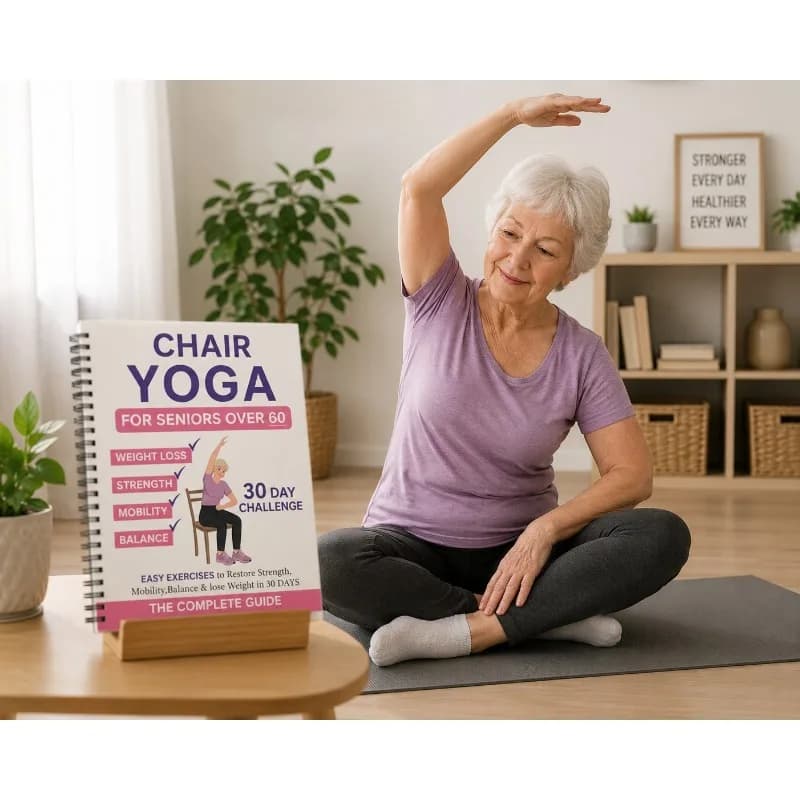 Guide de yoga en position assise sur chaise de 30 jours