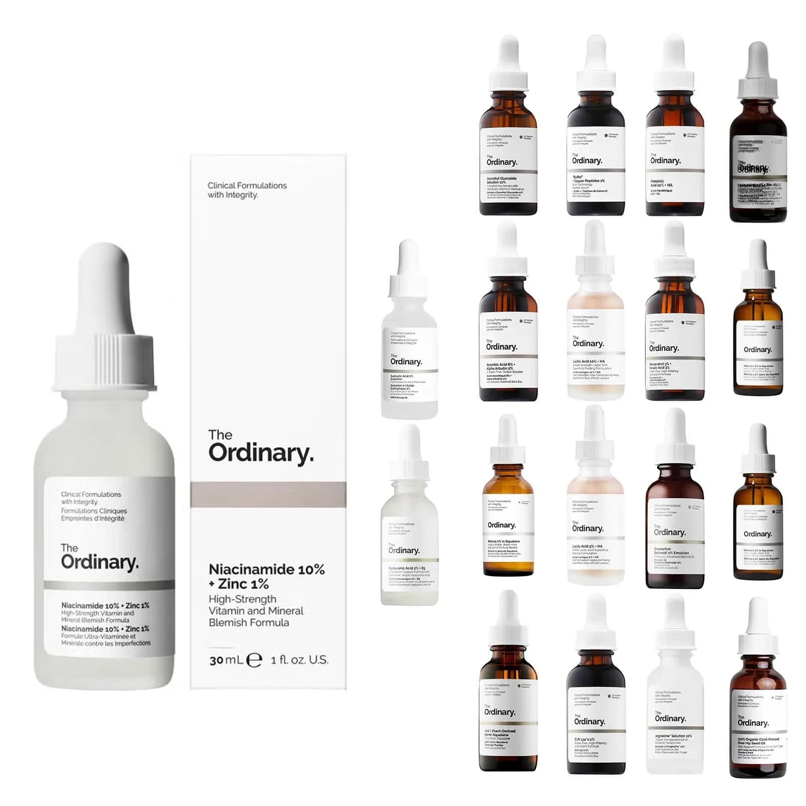 Le liquide multi-effet coréen peut éliminer les particules autour des yeux estompe les ridules et l'élimination du visage des particules de graisse oculaire 30ml
