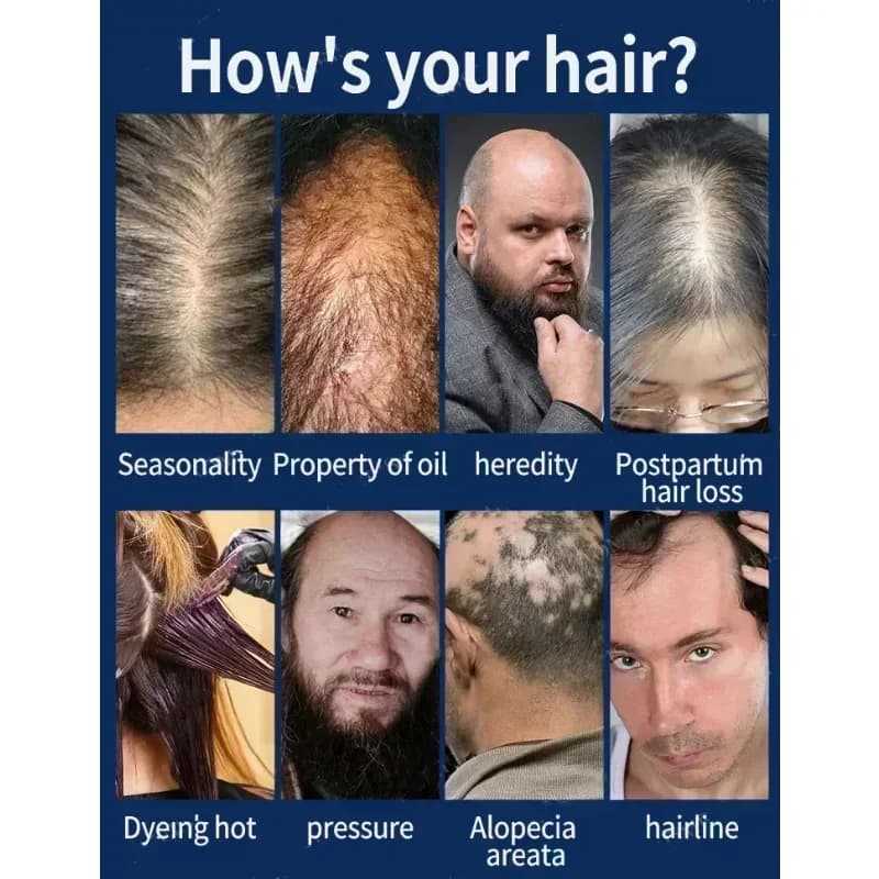 Traitement Essentiel de Repousse et de Croissance des Cheveux