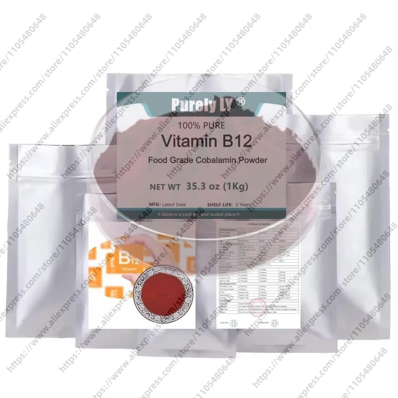 NO.092 Poudre de Cobalamine (Vitamine B12) Personnalisée pour DIY