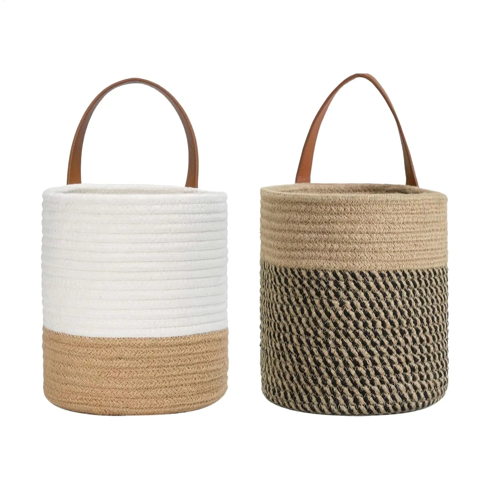 Panier en corde tressée pour l'organisation
