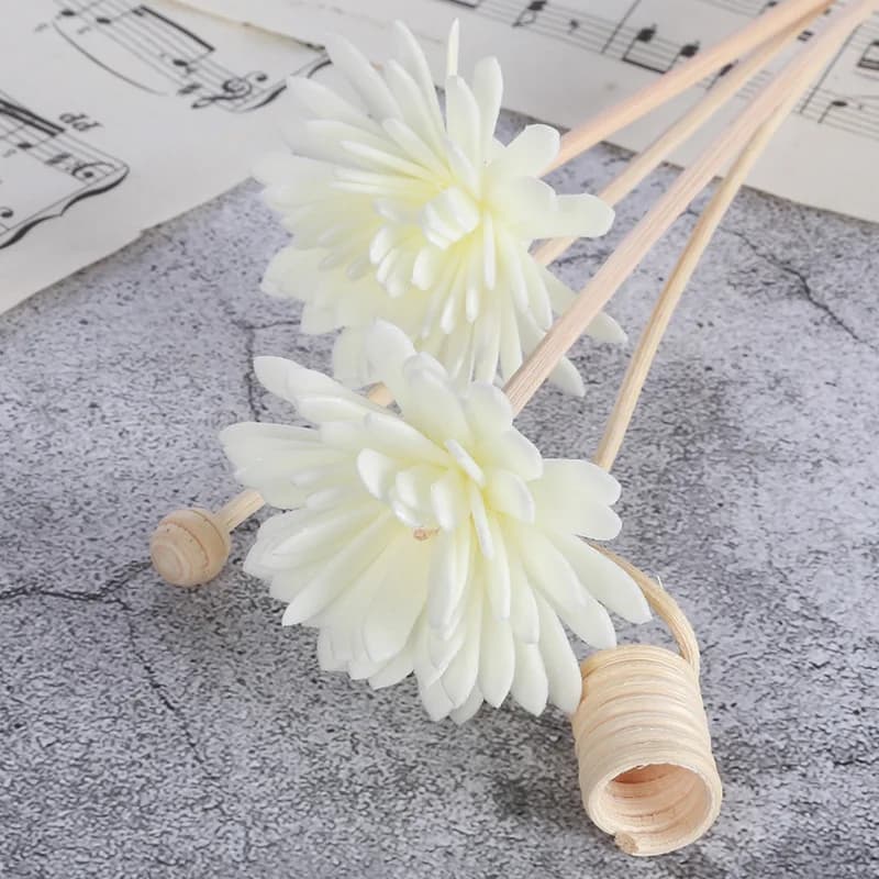 Bâtonnets de rechange pour diffuseur de roseau en forme de fleur