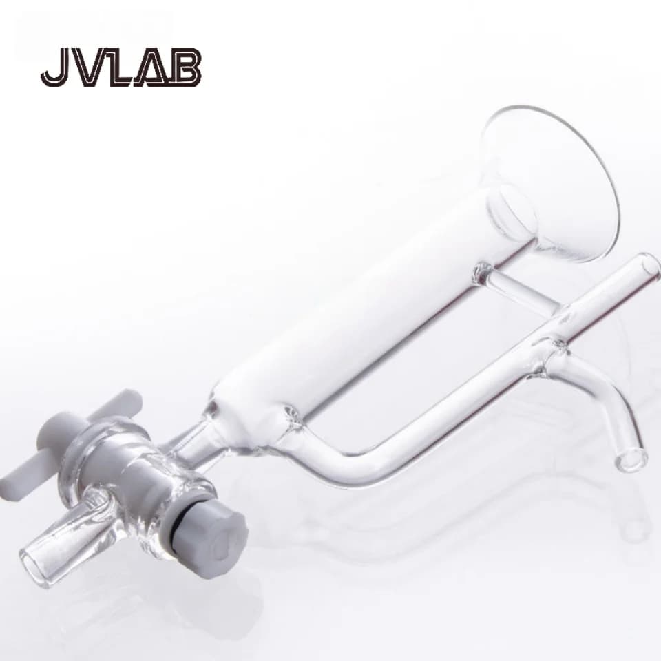 Séparateur d'hydrosol d'huile essentielle 25ml/250ml, entonnoir à Piston en PTFE, Purification de fractionation de précision à faible dose JVLAB