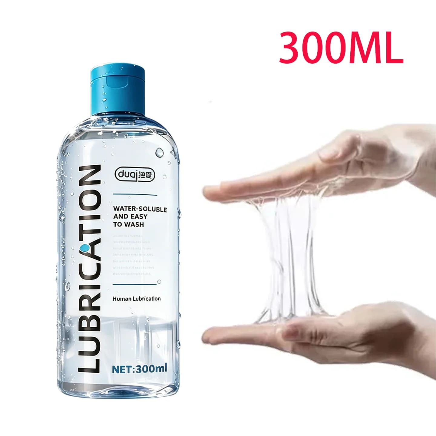 Lubrifiant à base d'eau 300ML, Gel intime sûr, huile lubrifiante vaginale et anale, pour adultes, femmes, hommes et couples, outils érotiques