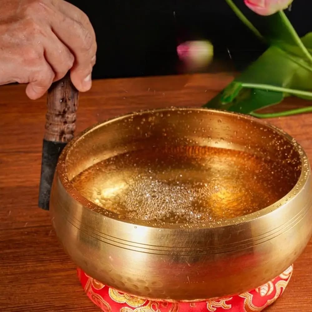 Nouveau bol chantant tibétain ensemble de bols de chant bouddhiste népalais bol de méditation de Yoga bol en cuivre soulagement du Stress