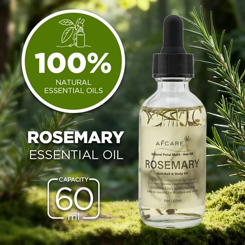 Huile essentielle de romarin biologique 60ml, huile naturelle Pure pour diffuseurs d'aromathérapie, bougie à bricoler soi-même, fabrication de savon