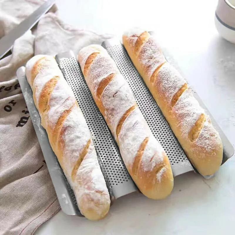 Moule à baguette français jxBaking, ustensiles de cuisson, rainure, vagues, moule à gâteau, four à pâtisserie, accessoires de cuisson, outil de grille-pain
