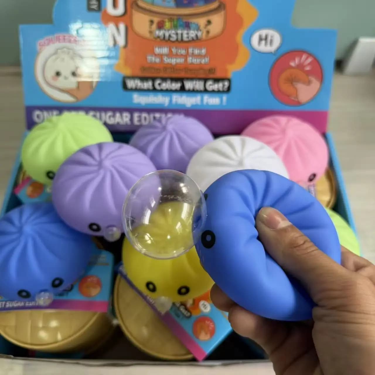 Nouveau Squishy Boule de Pain à Bulles
