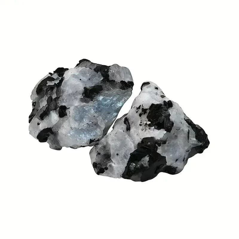 Pierre de lune arc-en-ciel naturelle, pierre brute, cristal de Quartz brut, minerai de pierre de lune arc-en-ciel, minéral, Reiki, guérison