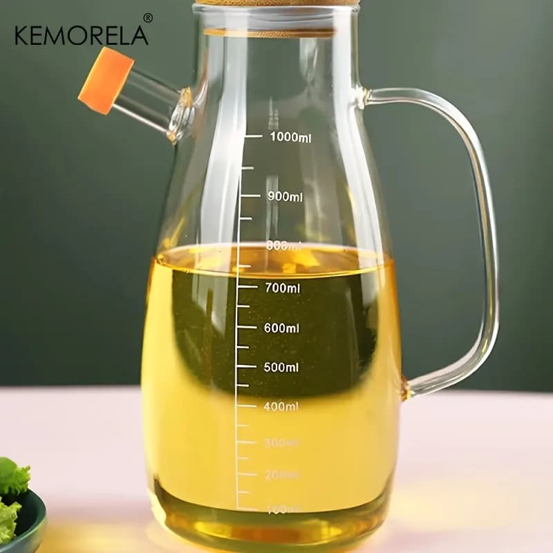 KEMORELA 1PC bouteille d'huile d'olive en verre BPF