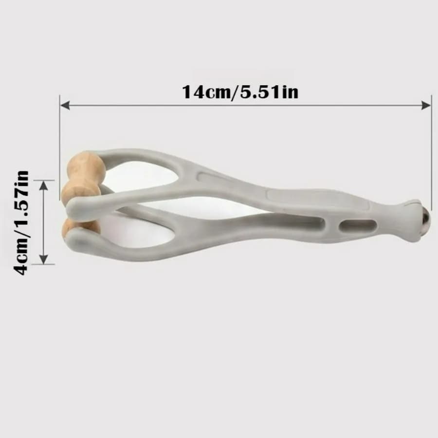 Rouleau de massage manuel pour les mains, masseur de doigts avec billes roulantes, double usage pour les mains et les articulations, indispensable à la maison, au bureau et en voyage