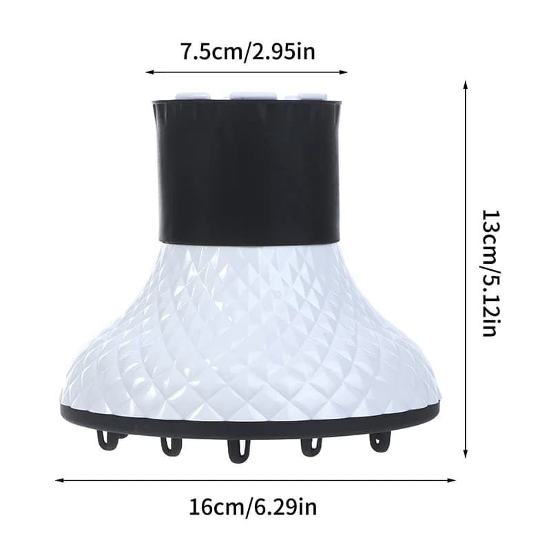 Nouveau diffuseur universel pour sèche-cheveux, accessoire pour cheveux bouclés et ondulés, pour un séchage uniforme des cheveux, outil de soin des cheveux