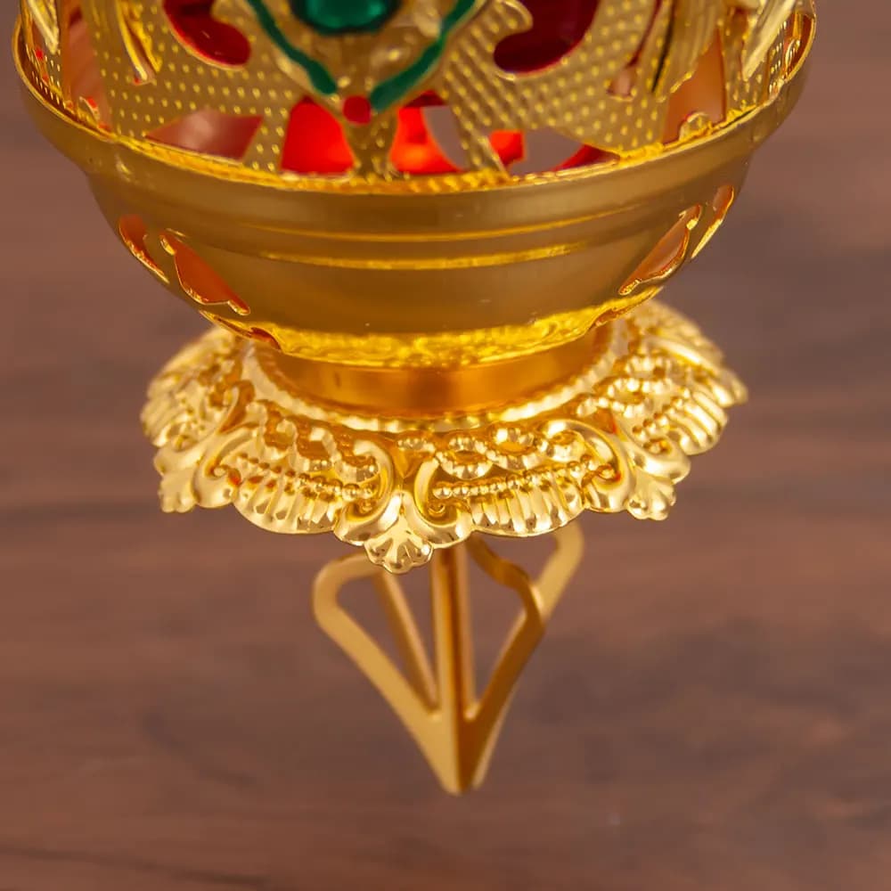 Lampe à huile suspendue chrétienne orthodoxe