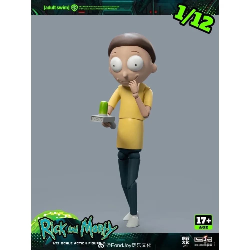 Figurine articulée Rick et Morty Saison 3 de Fondjoy, 30 points d'articulation, poupée mobile, modèle officiel de collection