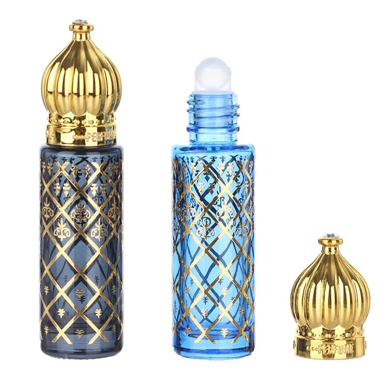 AfricRoller HI-Bouteille en Verre Portable de 8ml, Emballage Coloré, Mini Récipient d'Huile Essentielle, Flcopropriété de sexuellement pour Mélange