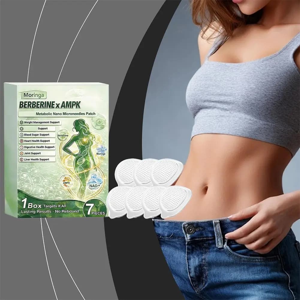 Patch Nano Moringa pour le Métabolisme – Soin Corporel Quotidien – Aide à la Gestion du Poids