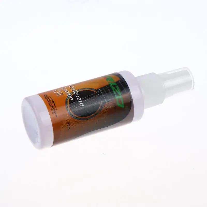 Huile de citron 60ml pour l'entretien de la touche de l'ukulélé et de la guitare, huile de nettoyage et de polissage pour guitare